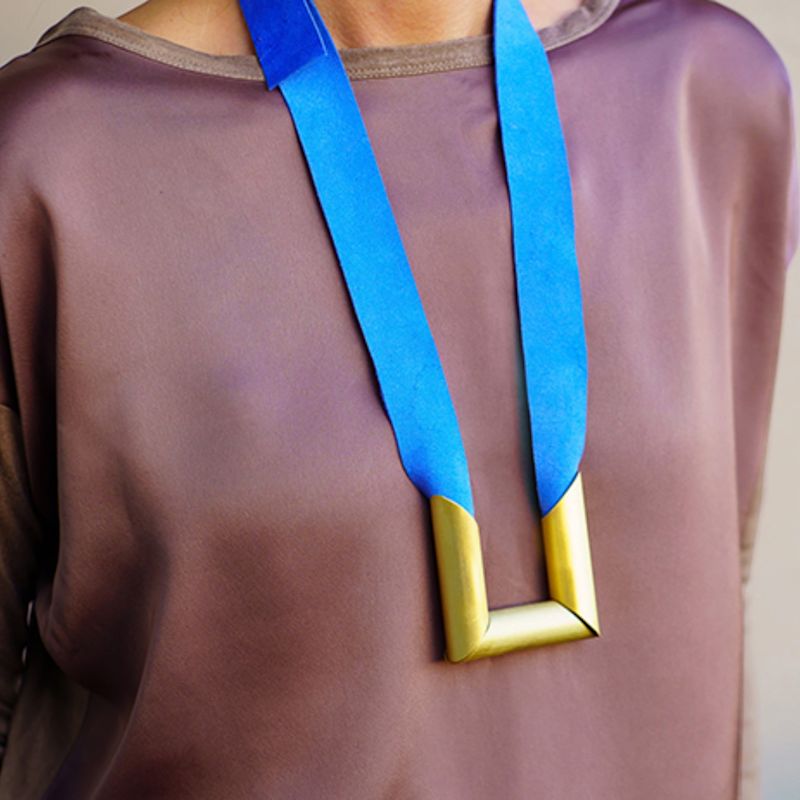 Black Angular Necklace | Svetlana Vukov | Wolf & Badger