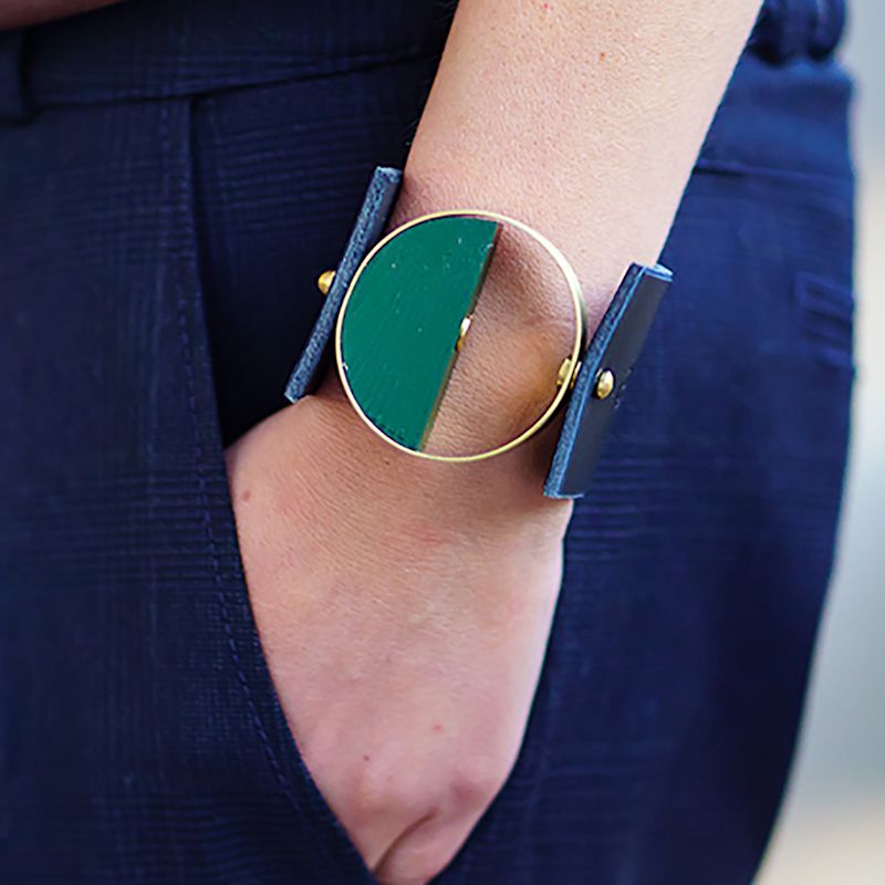 Orange Crescent Bracelet | Svetlana Vukov | Wolf & Badger