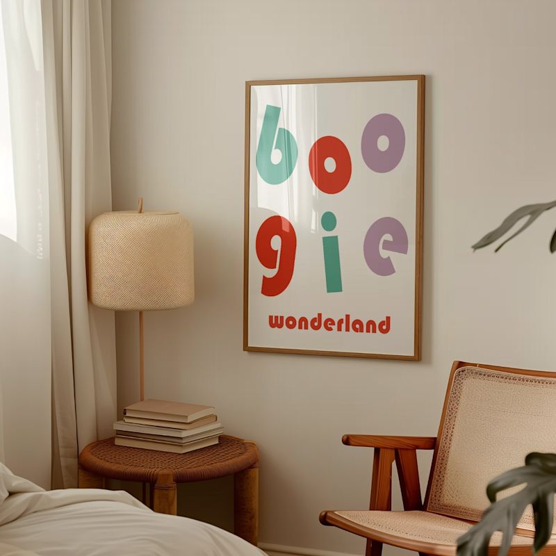 Boogie Wonderland Retro Music Giclée Art Print | Fanclub | Wolf & Badger