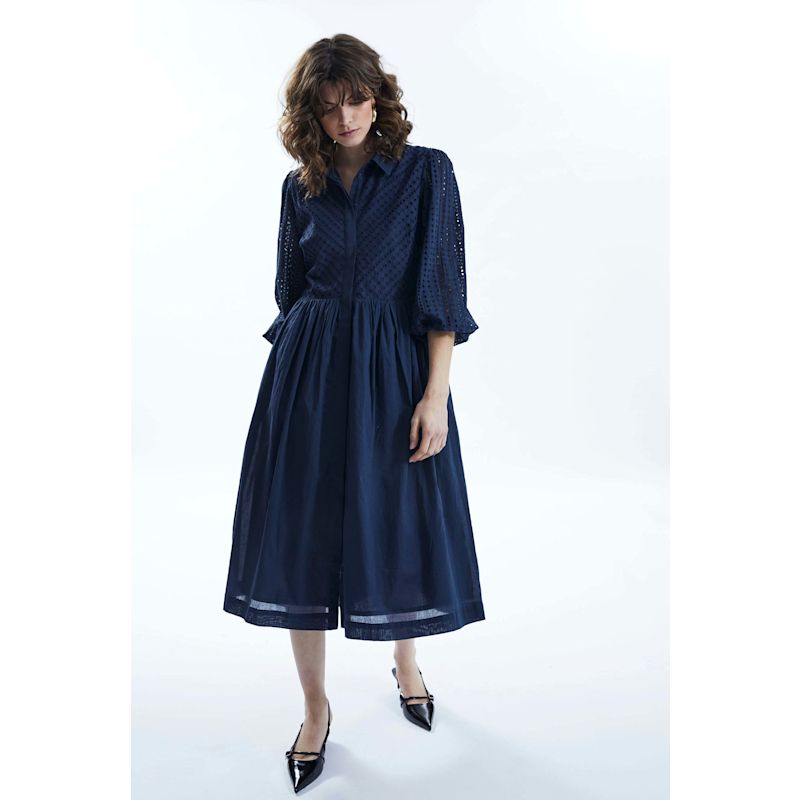 Broderie Anglaise Dress 113 Eggshell