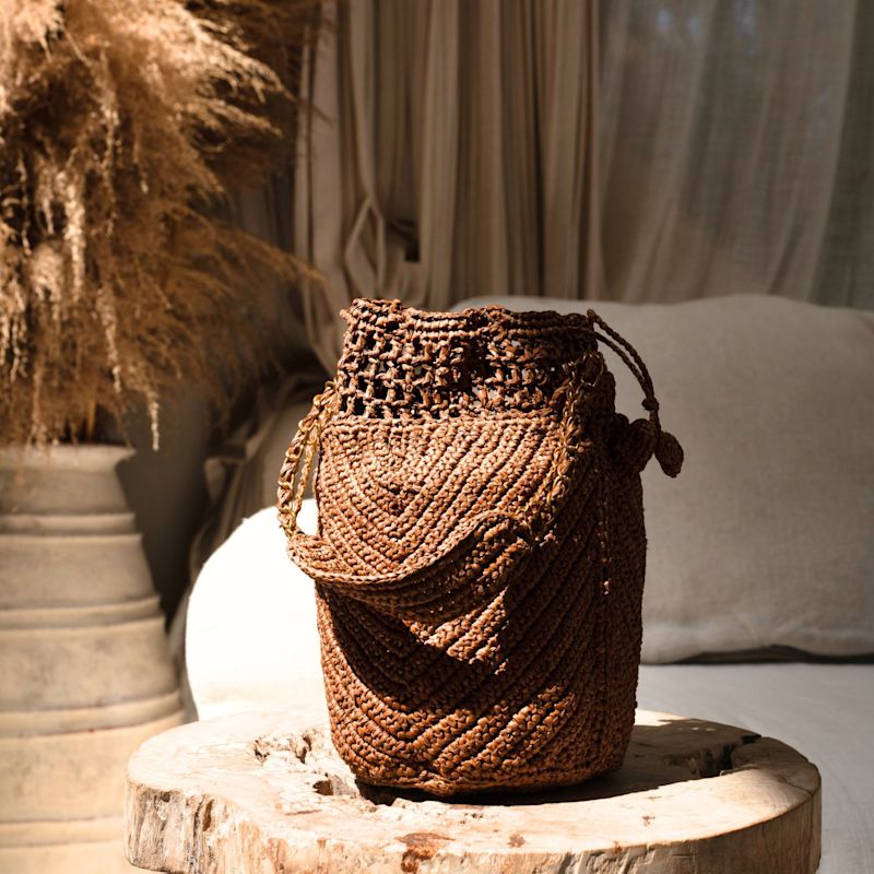 Buckety - Caramel Bag | Zanatany Concepts | Wolf & Badger