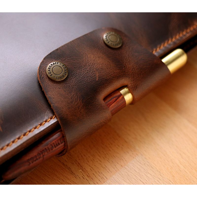 Hemingway A4 Padfolio - Document Organiser - Black | Roarcraft | Wolf ...
