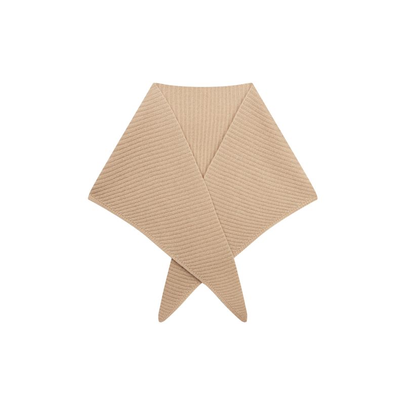 Cashmere Triangle Scarf In Chanterelle | Loop Cashmere | Wolf & Badger