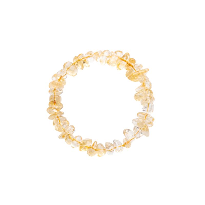 Champagne Yellow Citrine Beaded Bracelet | seree | Wolf & Badger