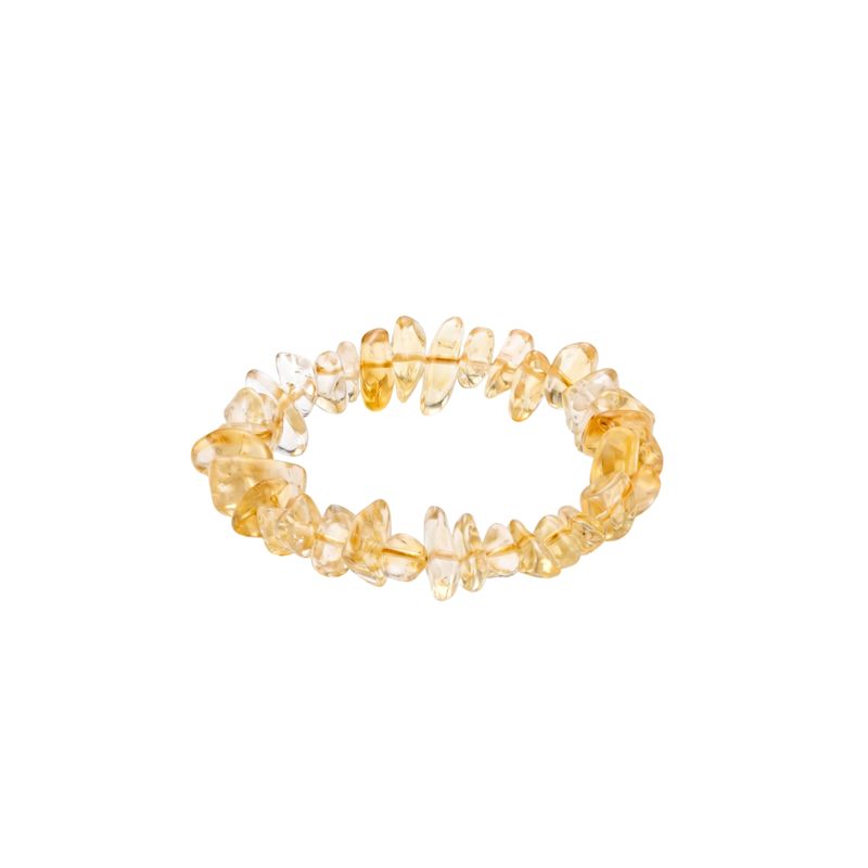 Champagne Yellow Citrine Beaded Bracelet | seree | Wolf & Badger