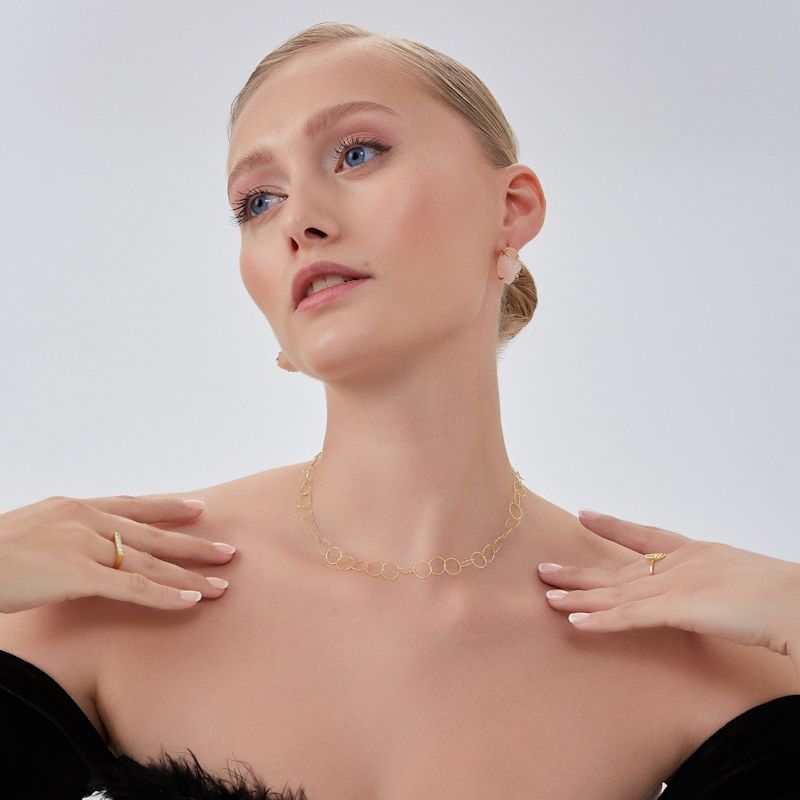 The VM Silver Chain Hoops