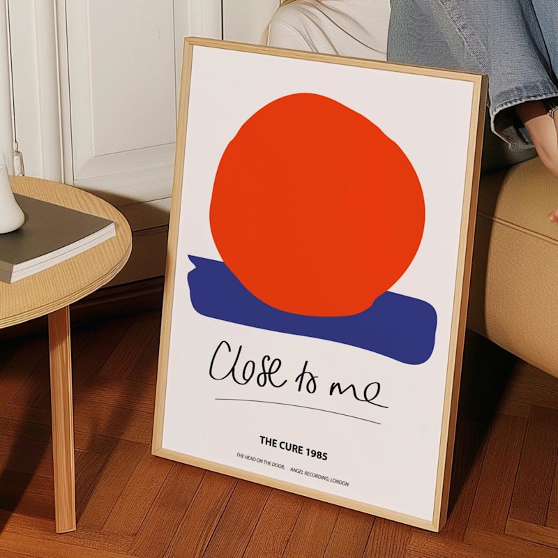 Close To Me The Cure Retro Music Giclée Art Print A3 | Fanclub | Wolf ...