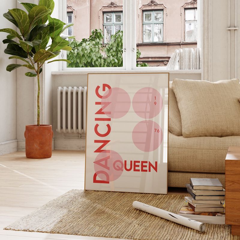 Dancing Queen Music Retro Art Print | Fanclub | Wolf & Badger