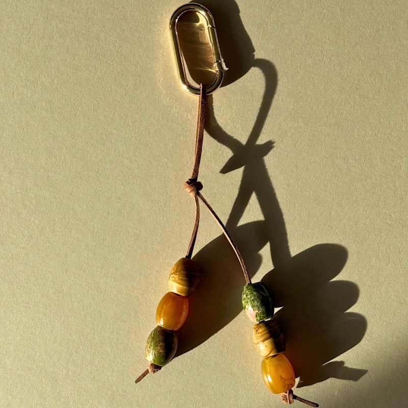 Earthy Bag Charm | A Weathered Penny | Wolf & Badger