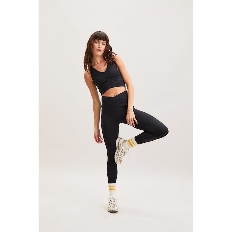 Yarelli Stripe Cropped Tank - Eclipse