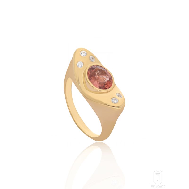 Eraya Crimson Signet Ring Gift For Love | The Jewelz | Wolf & Badger