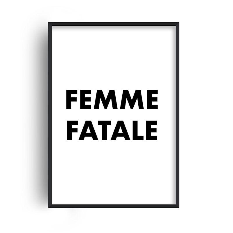 Femme Fatale Retro Music GicléE Art Print A2 | Fanclub | Wolf & Badger