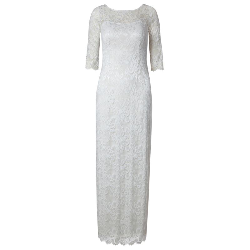 Yveine Lace Gown Dusty Lilac