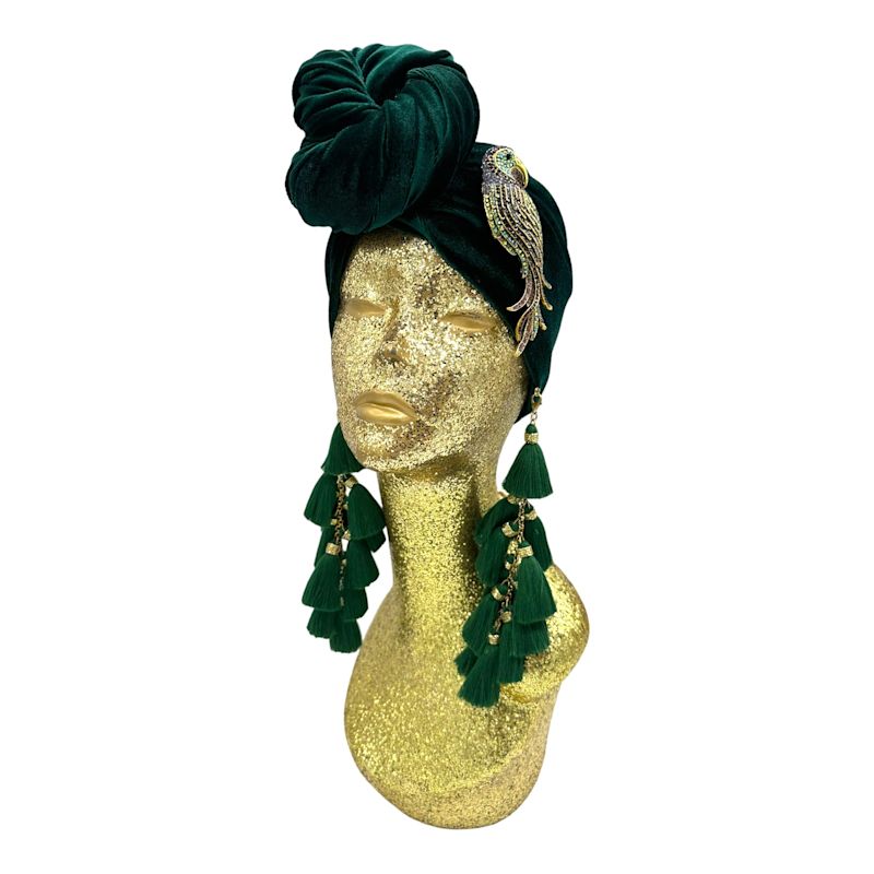 Forest Pretty Poly Chacha Turban | Julia Clancey | Wolf & Badger