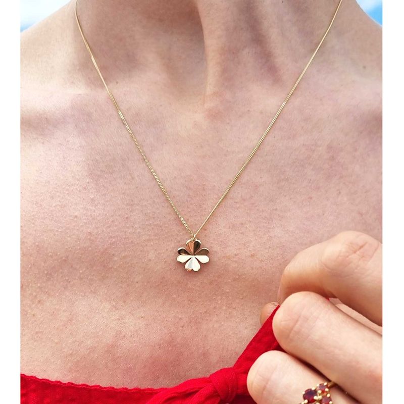 Lucky Clover Necklace 14K