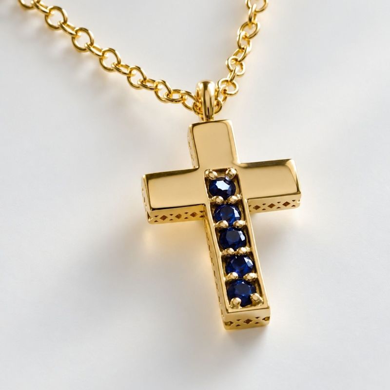 Pink Tourmaline Cross Pendant | Belinda Jewelz | Wolf & Badger