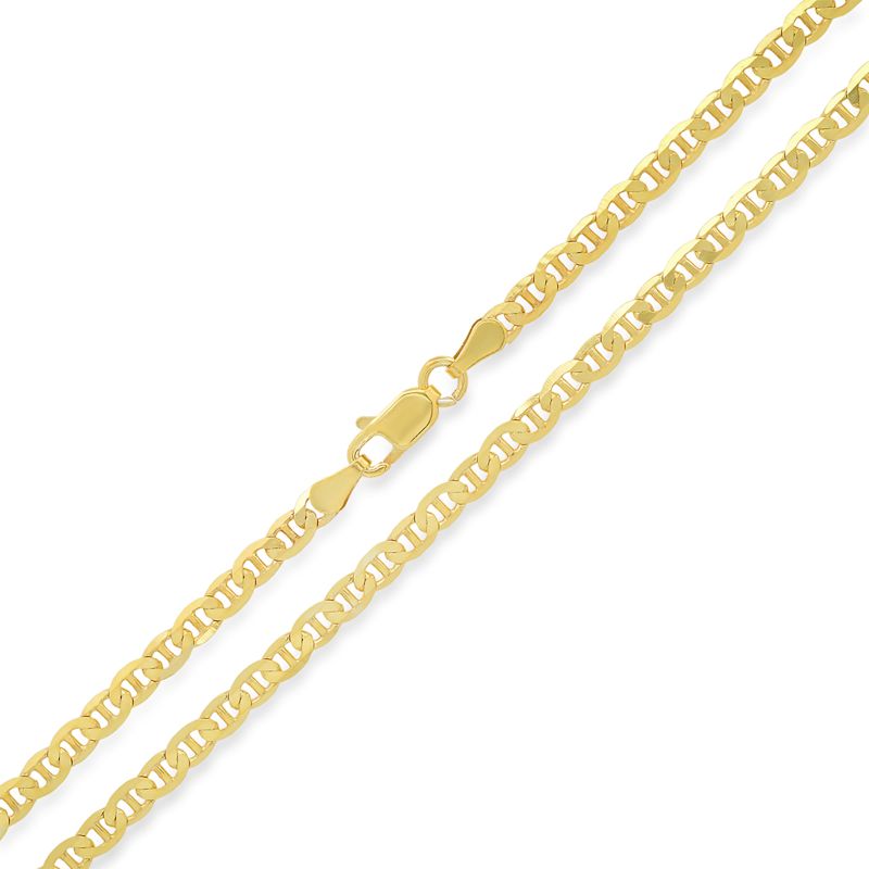Gold Italian Petite 3.3Mm Gucci/Mariner Chain Necklace - Unisex - 18 ...