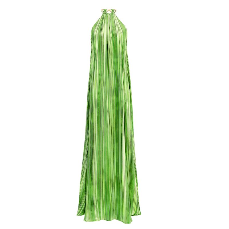 black halter cocktail dress knee length Donna Karan Women's Sleeveless Midi Halter Dress in Black main image 1