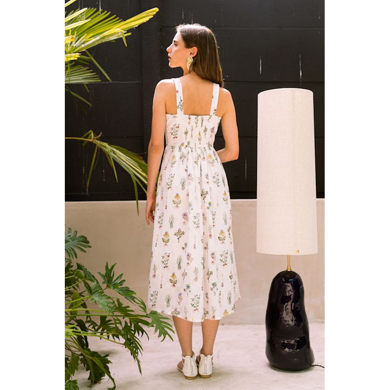 Color Herbalist All Over Woven Dress