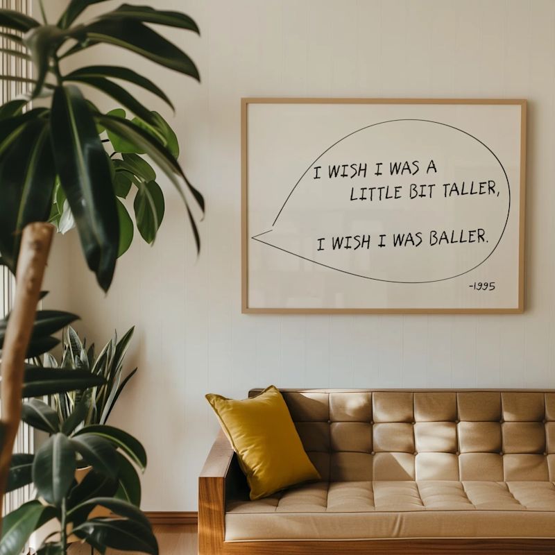 I Wish Retro Music GicléE Art Print A2 | Fanclub | Wolf & Badger