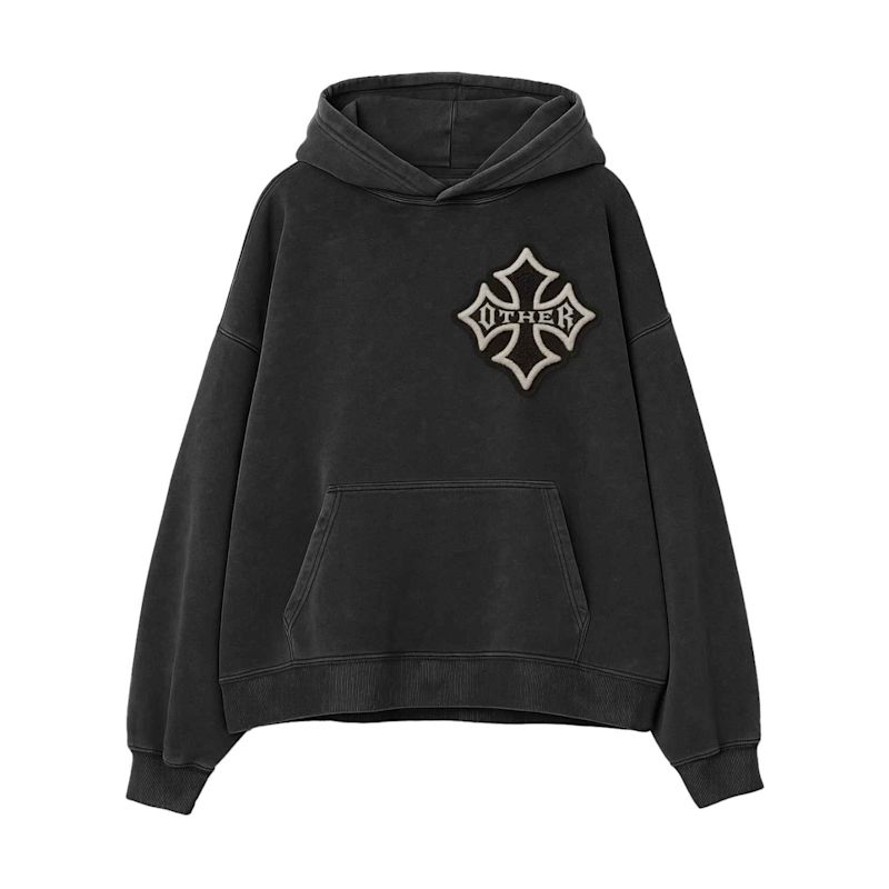Icon Patch Vintage Issue Oversized Hoodie - Vintage Black - Women ...