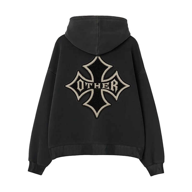 Icon Patch Vintage Issue Oversized Hoodie - Vintage Black - Women ...
