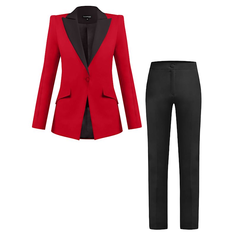 Illusion Classic Faux Leather Suit main image 0