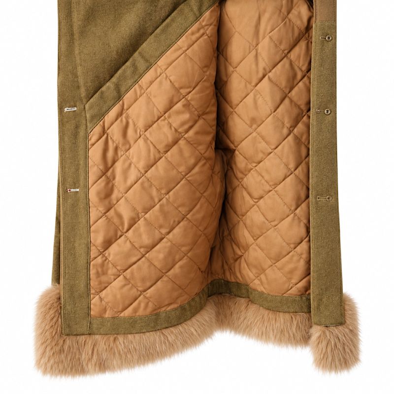 Jacket Code Denim Art Eye Brown | SORENA | Wolf & Badger