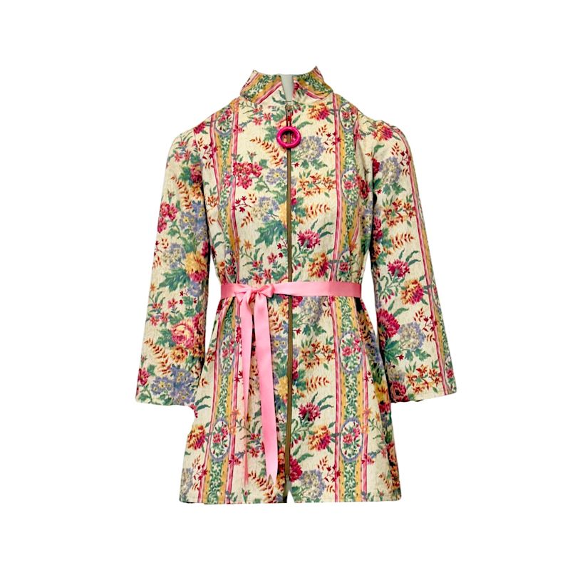 Japanese Mod Style Cotton Upcycled Dress | Couture To Your Door | Wolf ...