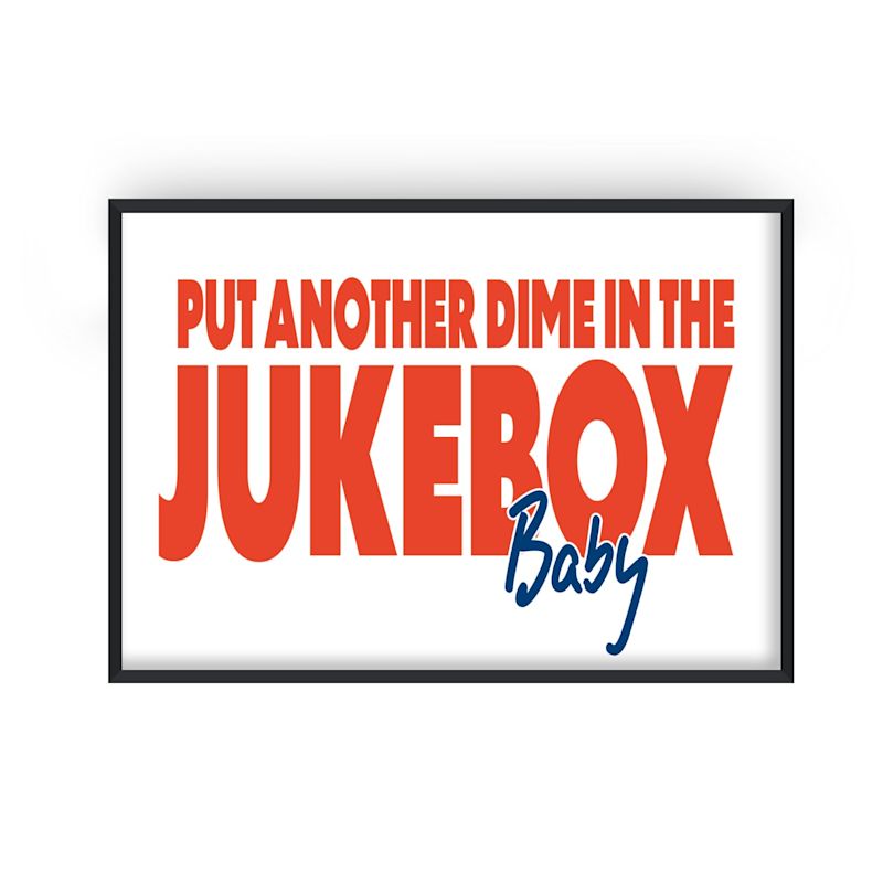 Jukebox Music Retro Horizontal GicléE Art Print A2 | Fanclub | Wolf ...