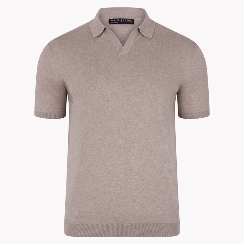 （完売）less get more cotton plain polo L KingSize Longer-Length Shrink-Less Cotton Polo Shirt - 2XL