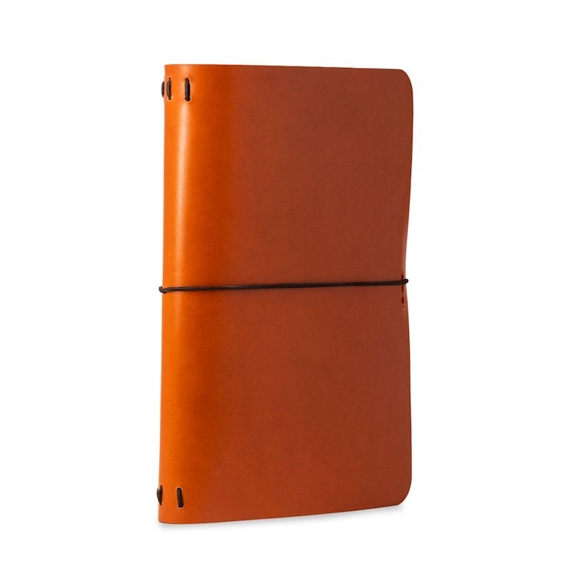 Leather Refillable Journal Red Designs by Elle Wolf & Badger