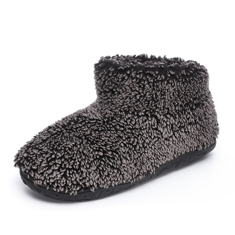 Leonardo - Shorter Length 100% Recycled Snow Tipped Sherpa Slipper Boot ...