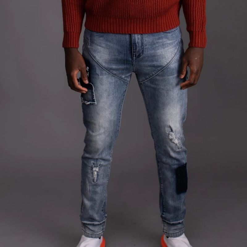Act Self Light Blue Denim - Chuks Collins Diffusion Collection - Tasou ...