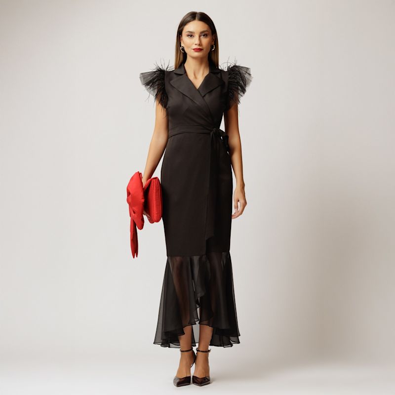 sachin and babi light blue dress Luxury African Evening Gown Elegant