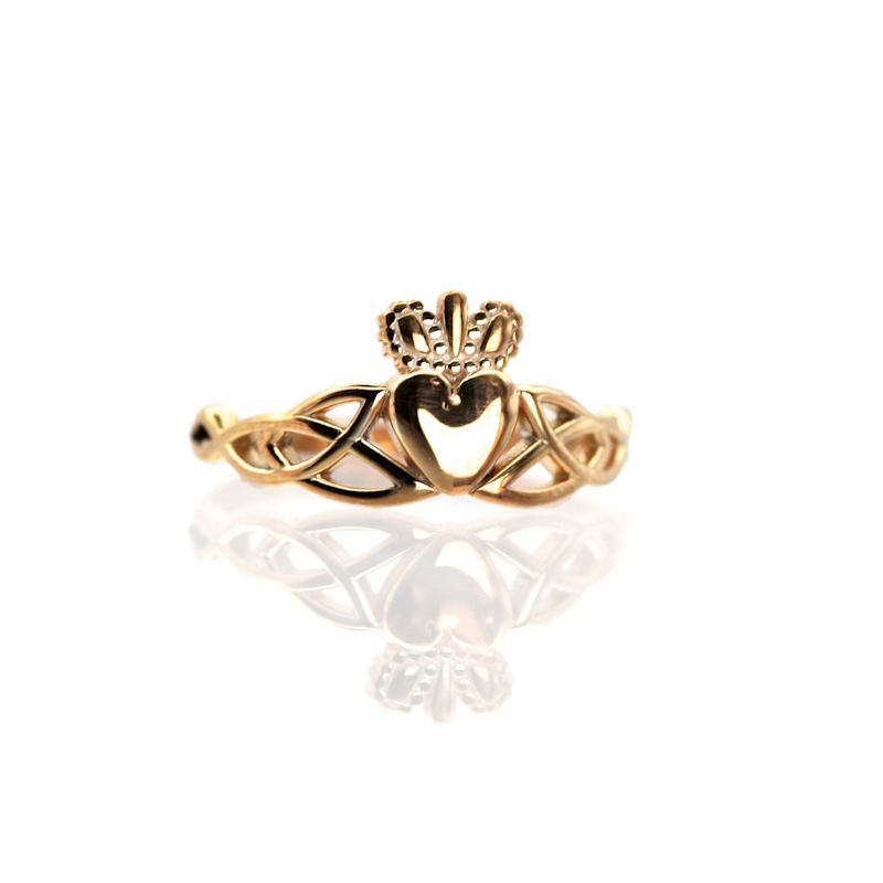 Antique Claddagh Rose Solid Gold Ring | VicStoneNYC Fine Jewelry | Wolf ...