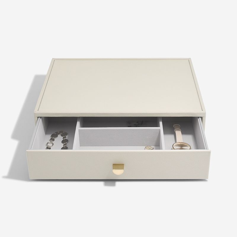 Stackers Oatmeal Supersize Jewelry Box With Drawers | Stackers | Wolf ...