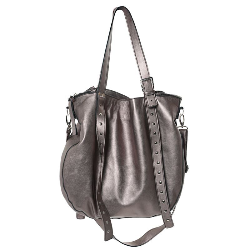 Metallic Leather Tote Bag | Metamorphoza | Wolf & Badger