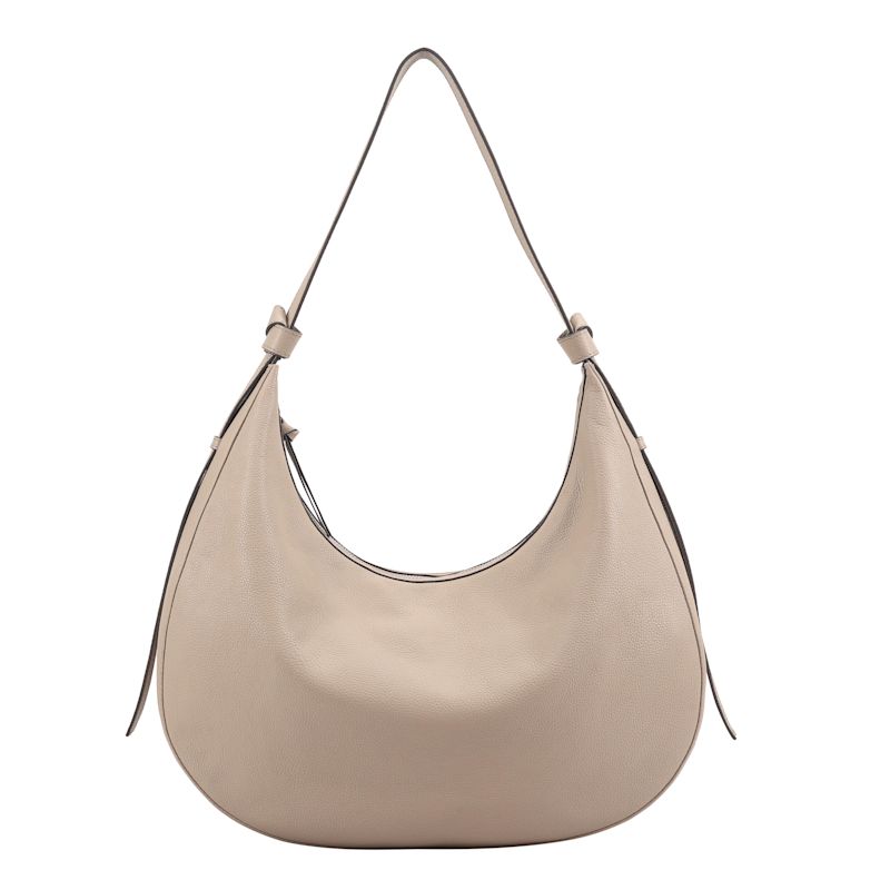 Michaela Leather Shoulder Bag - Neutrals | LLOYD BAKER | Wolf & Badger
