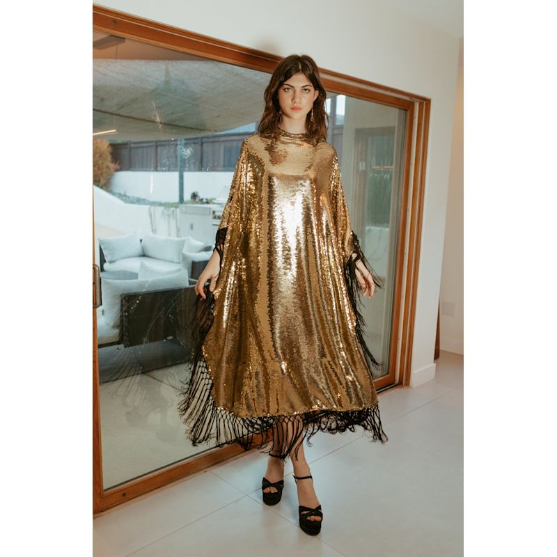 Midnight Grace Kaftan Dress