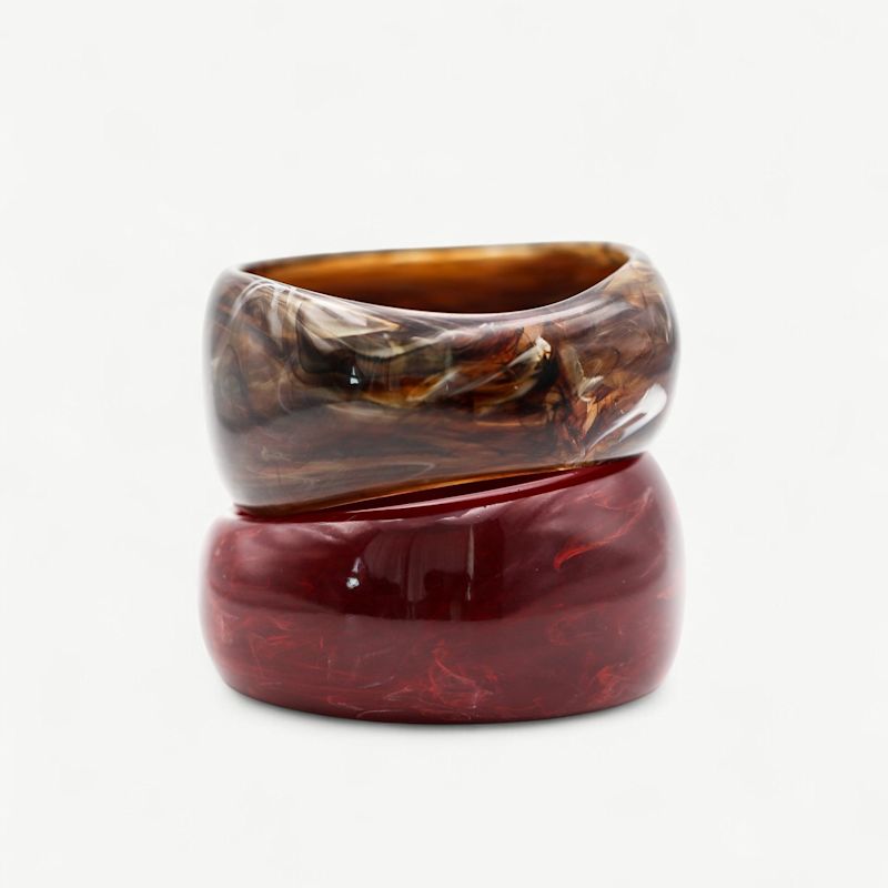 Molten Marble Bangle | MISS CECILIA | Wolf & Badger