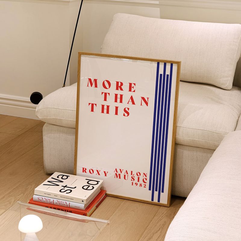 More Than This Retro Inspired Roxy Music Giclee Art Print A3 | Fanclub ...