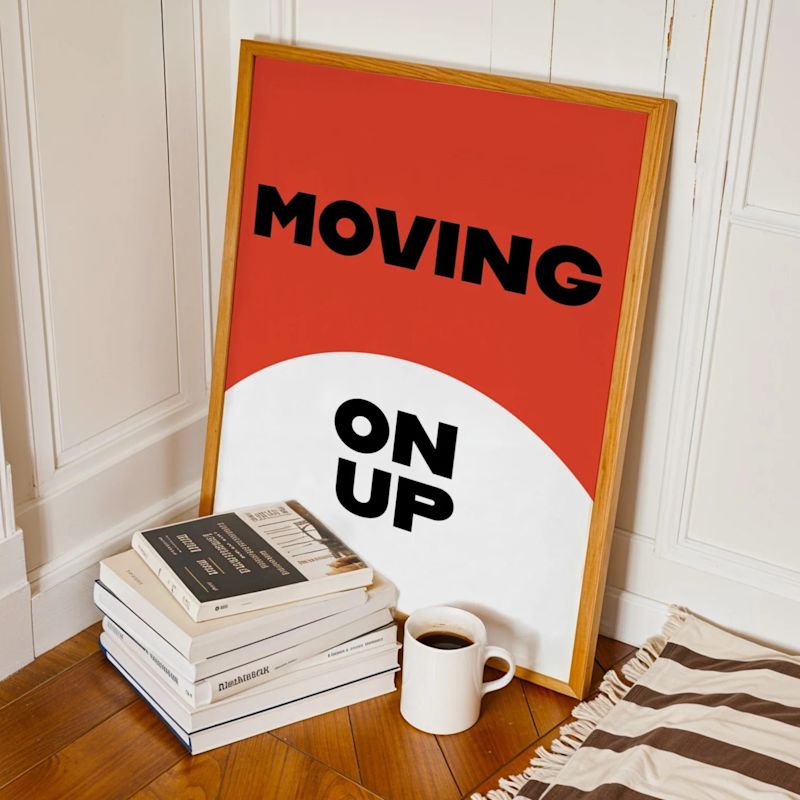 Moving On Up Retro GicléE Art Print A2 | Fanclub | Wolf & Badger