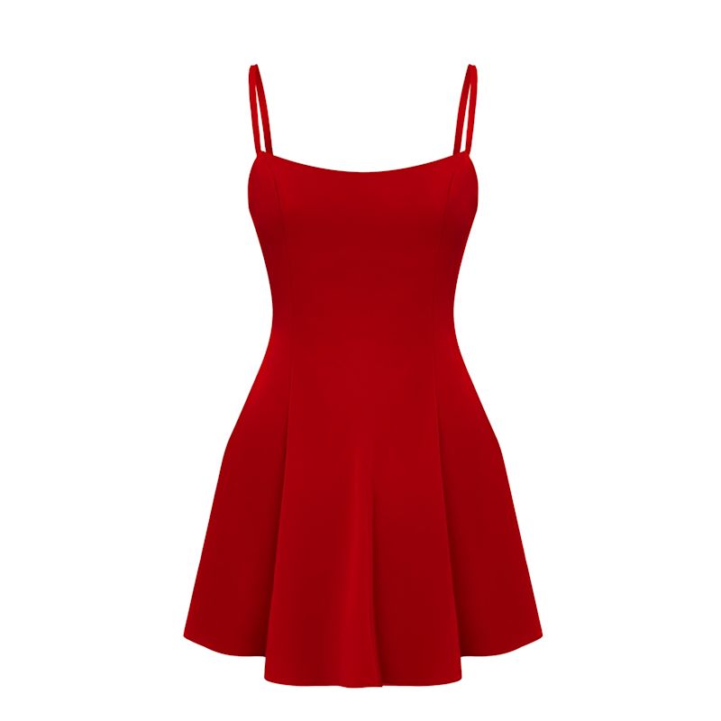 Sanctumum Nora Mini Dress with Open Back - Rose Gold