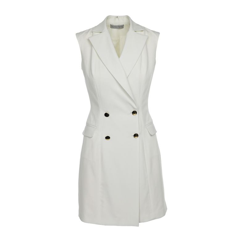 美品L'or ロル Sleeveless Coat Dress L´or ロル Sleeveless Coat Dress