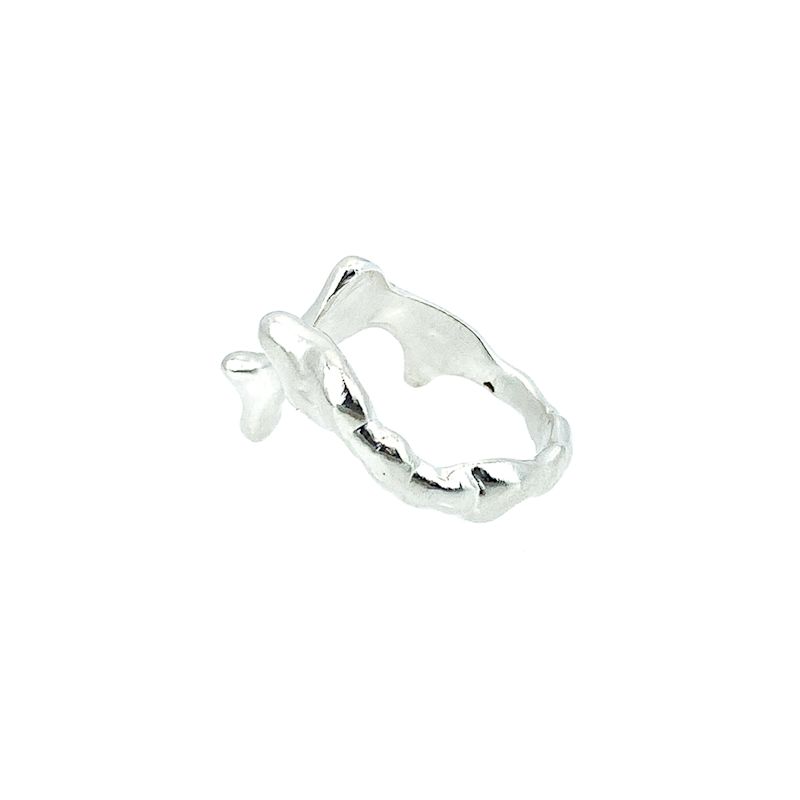 Open Drip Ring | Sterling Silver | Karen Kriegel | Wolf & Badger
