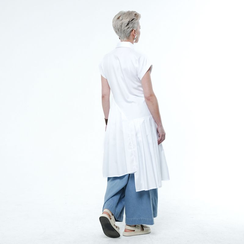 Dice Pleats Shirt Tunic main image 1