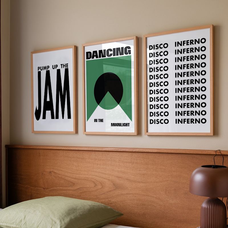 Pump Up The Jam Retro Music GicléE Art Print | Fanclub | Wolf & Badger