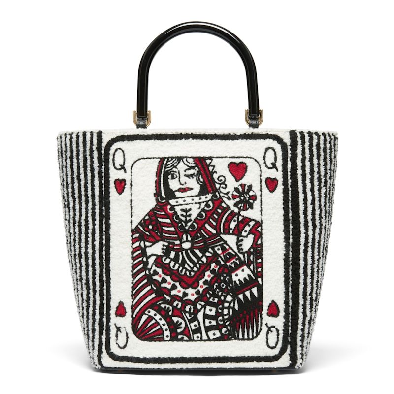 Queen Of Hearts Bibi Tote Bag | Lulu Guinness | Wolf & Badger