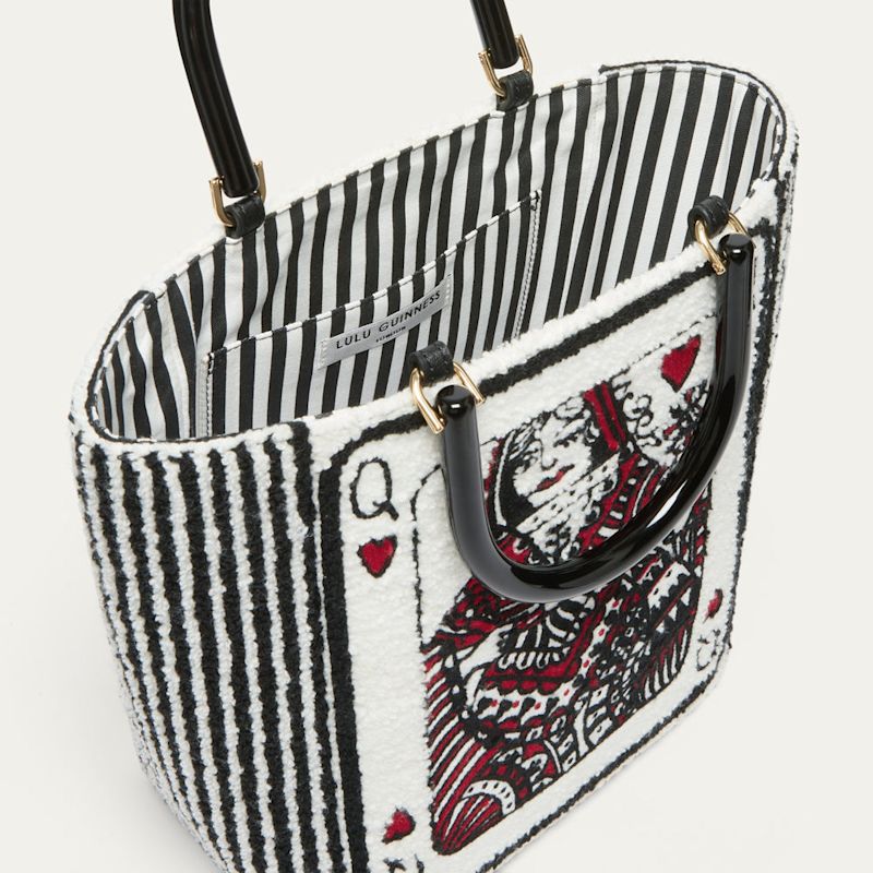 Queen Of Hearts Bibi Tote Bag | Lulu Guinness | Wolf & Badger